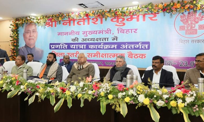 नीतीश कुमार पदयात्रा