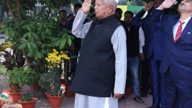 गणतंत्र दिवस के शुभ अवसर पर आते बिहार के पूर्व मुख्यमंत्री लालू प्रसाद यादव